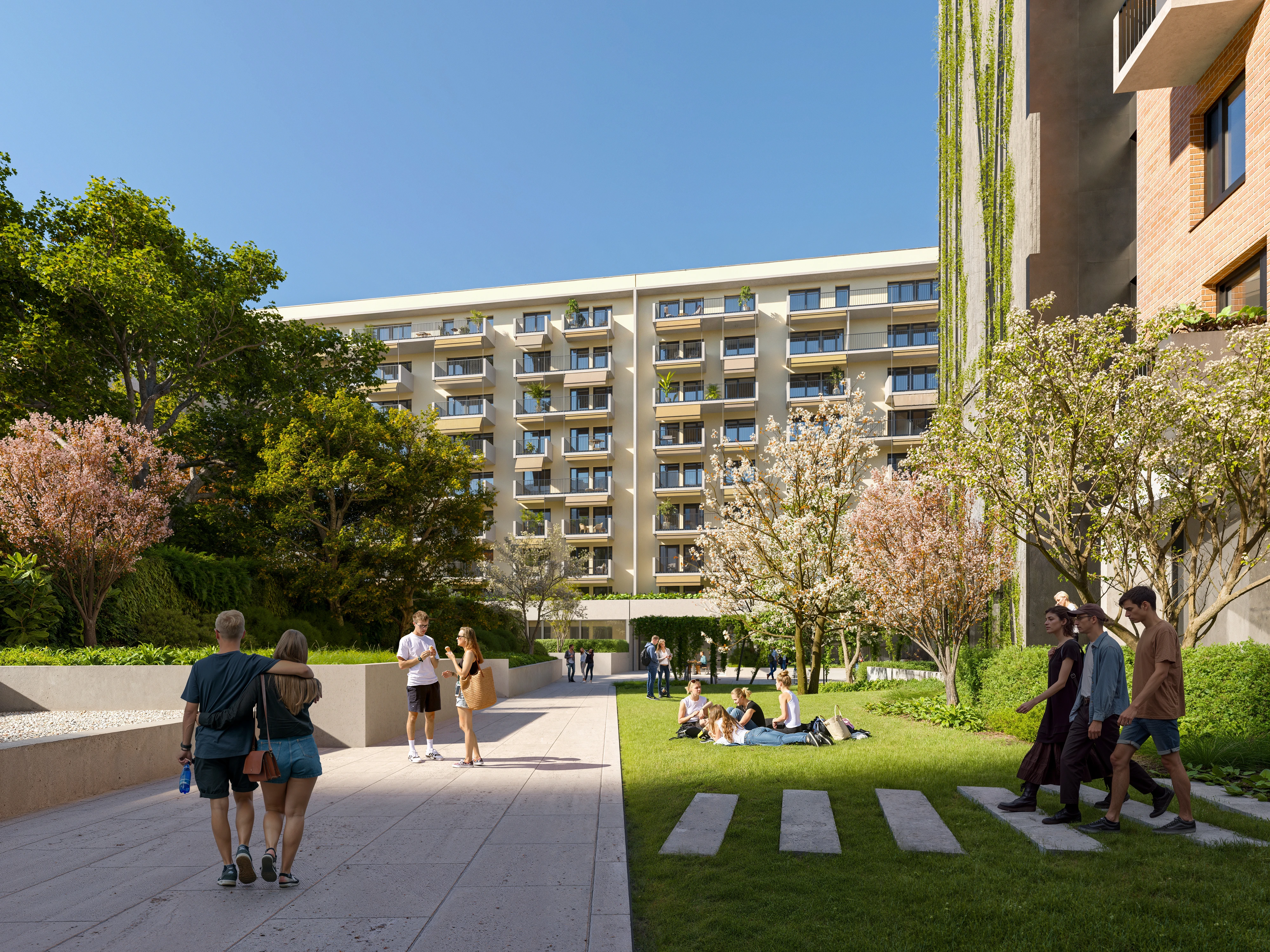 Smartville Residence új építésű lakások, okosotthonok a IX. kerületben , egyetemek szomszédságában. 