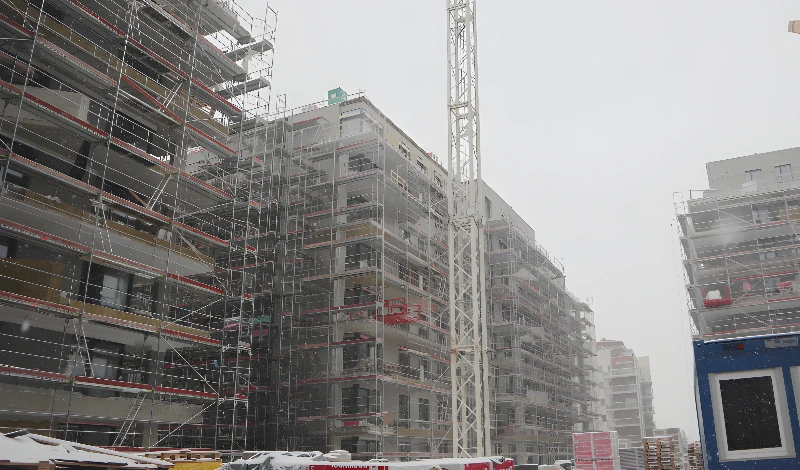 Waterside Residence építkezés haladása 2026. január